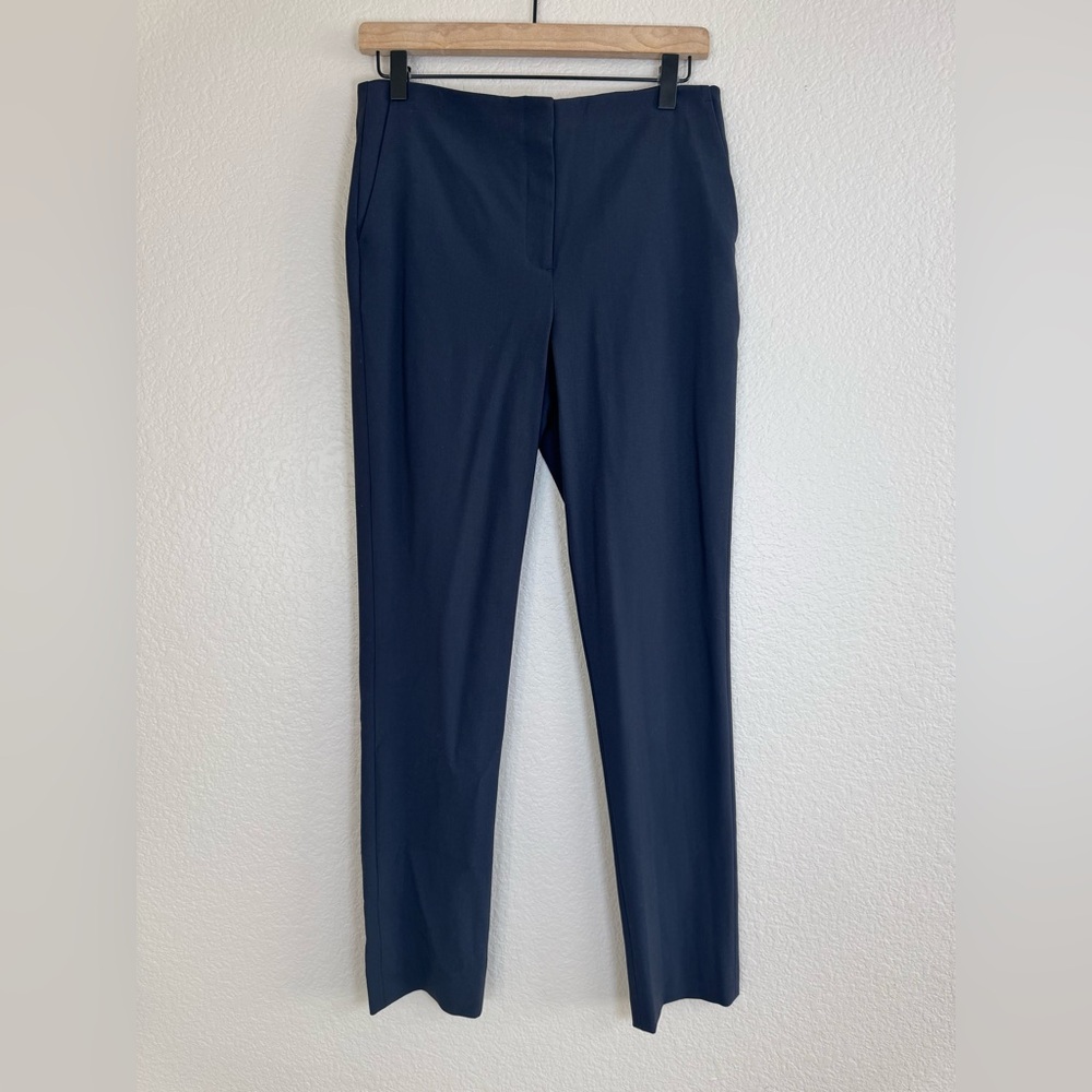 Theory HW Tennyson Wool Trousers Pants Navy Blue size 6 New with Tags $325 - Picture 4 of 13